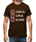 Crawl Walk Score Mens T-Shirt