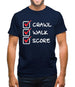 Crawl Walk Score Mens T-Shirt