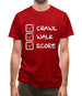 Crawl Walk Score Mens T-Shirt