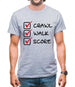 Crawl Walk Score Mens T-Shirt