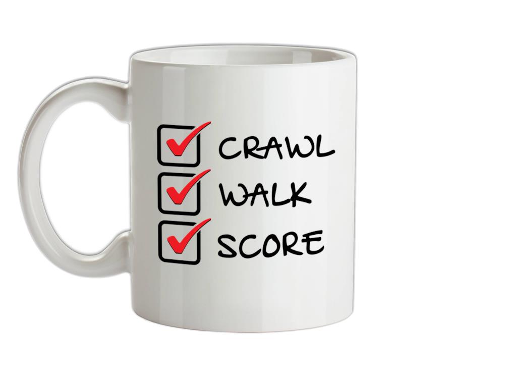 Crawl Walk Score Ceramic Mug