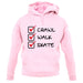 Crawl Walk Skate unisex hoodie