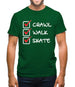 Crawl Walk Skate Mens T-Shirt
