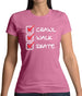 Crawl Walk Skate Womens T-Shirt