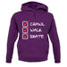 Crawl Walk Skate unisex hoodie