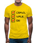 Crawl Walk Ski Mens T-Shirt