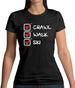 Crawl Walk Ski Womens T-Shirt