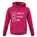 Crawl Walk Ski unisex hoodie