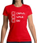 Crawl Walk Ski Womens T-Shirt