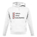 Crawl Walk Snowboard unisex hoodie