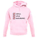 Crawl Walk Snowboard unisex hoodie