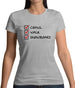 Crawl Walk Snowboard Womens T-Shirt