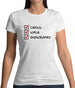 Crawl Walk Snowboard Womens T-Shirt