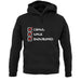 Crawl Walk Snowboard unisex hoodie