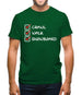 Crawl Walk Snowboard Mens T-Shirt