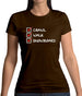 Crawl Walk Snowboard Womens T-Shirt