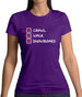 Crawl Walk Snowboard Womens T-Shirt