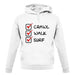 Crawl Walk Surf unisex hoodie