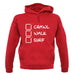 Crawl Walk Surf unisex hoodie