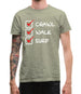 Crawl Walk Surf Mens T-Shirt