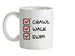 Crawl Walk Swim Ceramic Mug