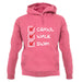 Crawl Walk Swim unisex hoodie