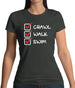 Crawl Walk Swim Womens T-Shirt