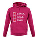 Crawl Walk Swim unisex hoodie