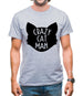 Crazy Cat Man Mens T-Shirt