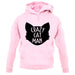 Crazy Cat Man unisex hoodie