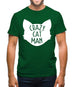 Crazy Cat Man Mens T-Shirt
