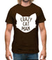 Crazy Cat Man Mens T-Shirt