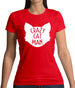 Crazy Cat Man Womens T-Shirt