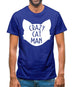 Crazy Cat Man Mens T-Shirt