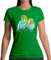 Crazy Bird Lady Womens T-Shirt