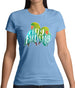 Crazy Bird Lady Womens T-Shirt