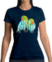 Crazy Bird Lady Womens T-Shirt