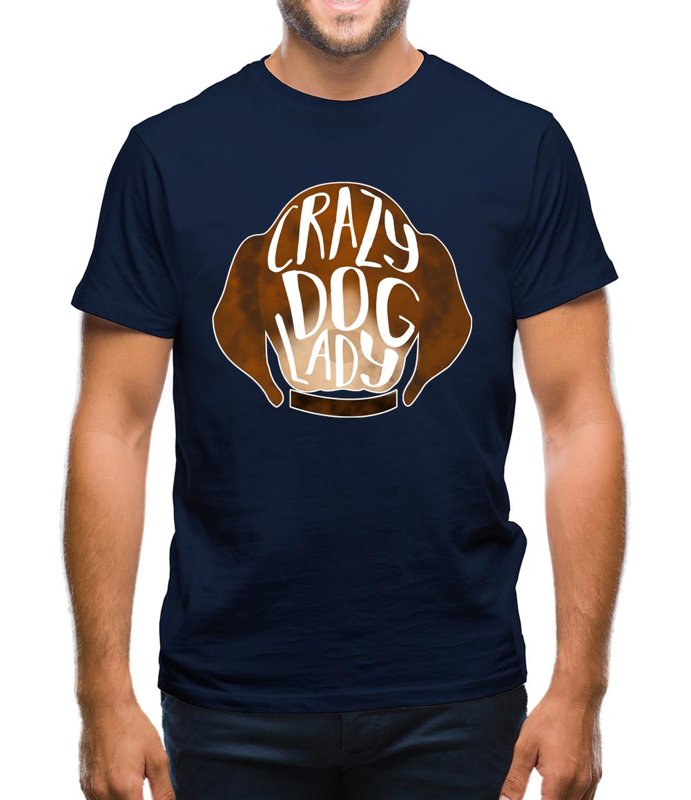 Crazy Dog Lady Mens T-Shirt