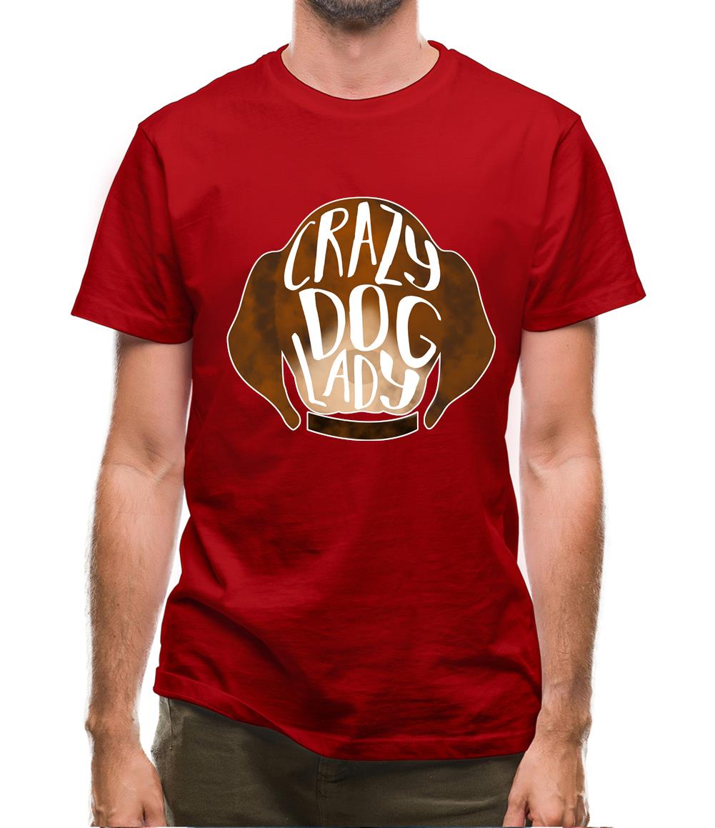 Crazy Dog Lady Mens T-Shirt