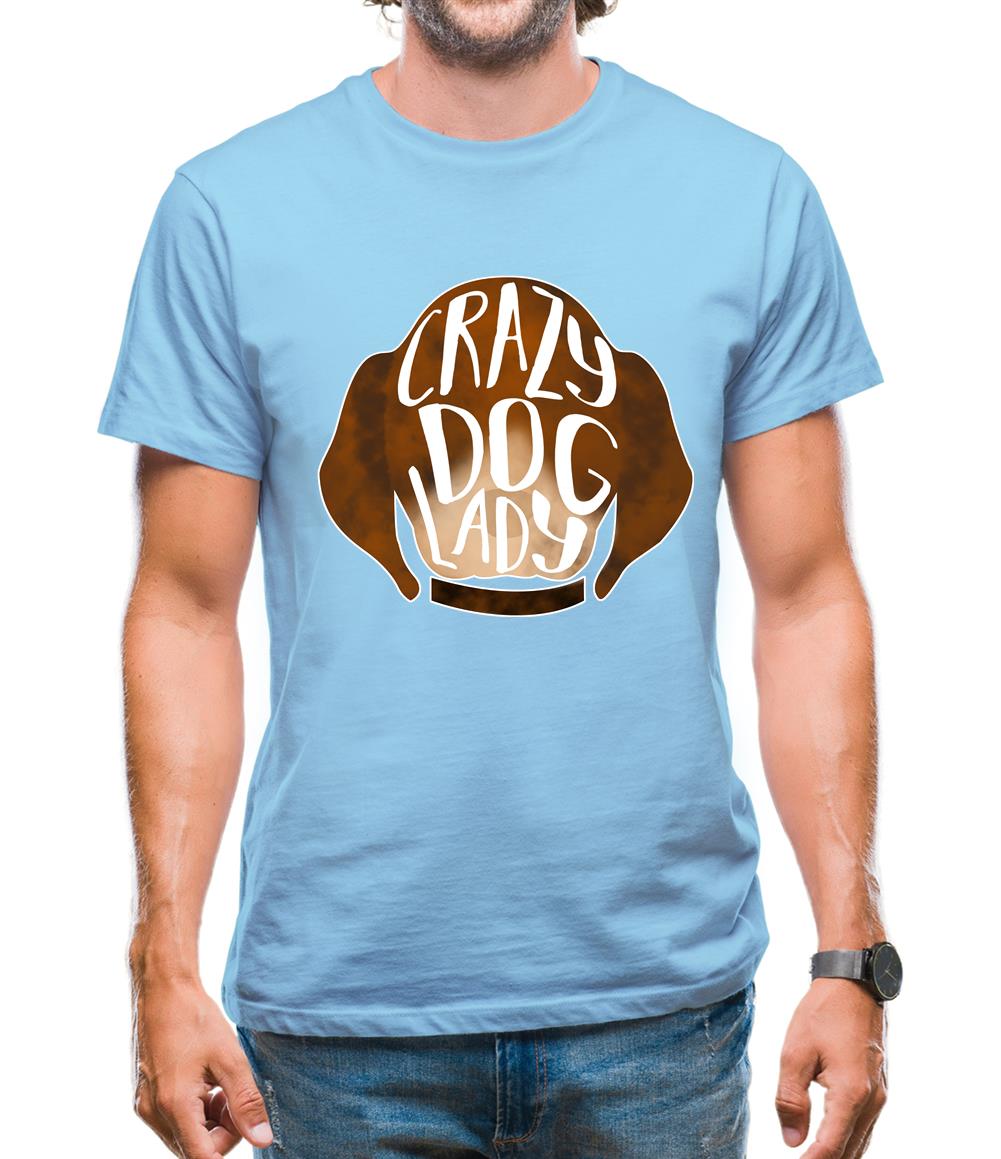 Crazy Dog Lady Mens T-Shirt