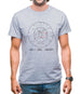 Cricket Ground Diagram Mens T-Shirt