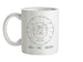 Cricket Ground Diagram Ceramic Mug