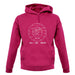 Cricket Ground Diagram unisex hoodie