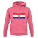 Croatia Grunge Style Flag unisex hoodie