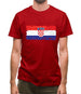 Croatia Grunge Style Flag Mens T-Shirt