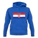Croatia Grunge Style Flag unisex hoodie