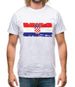 Croatia Grunge Style Flag Mens T-Shirt