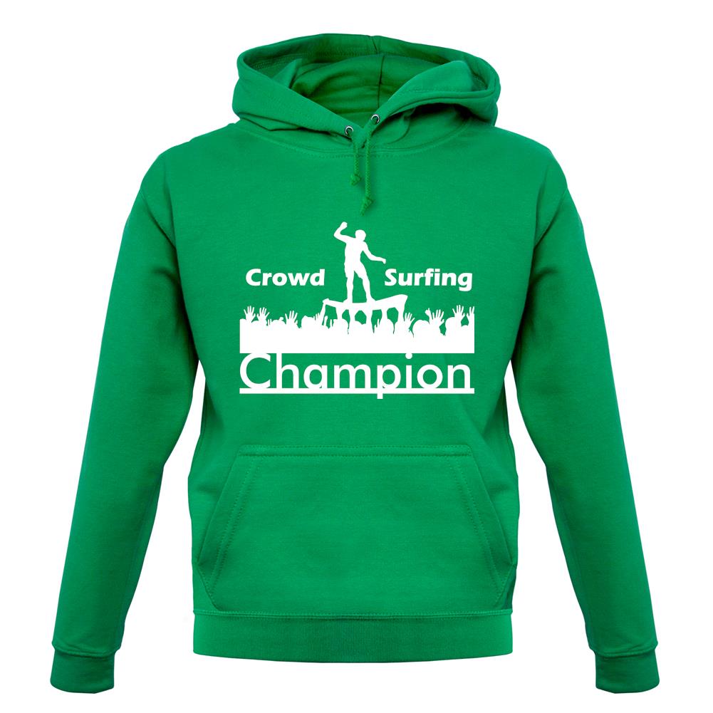 Crowd Surfing Champion unisex hoodie