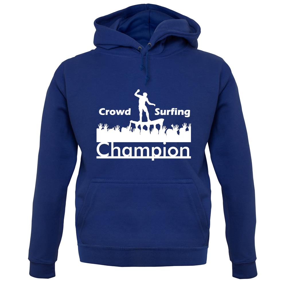 Crowd Surfing Champion unisex hoodie