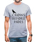 Crows Before Hoes Mens T-Shirt